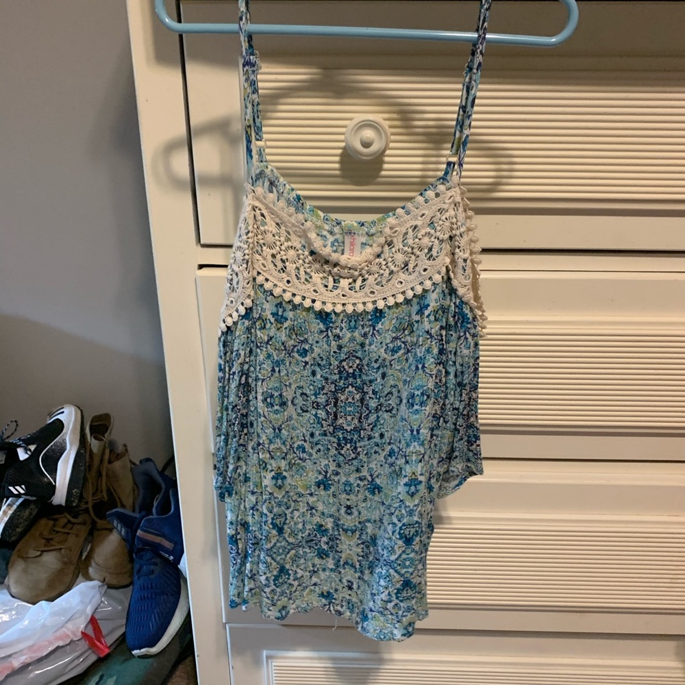 Floral tank top